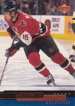 #93 Shawn McEachern - Ottawa Senators - 1999-00 Upper Deck Hockey