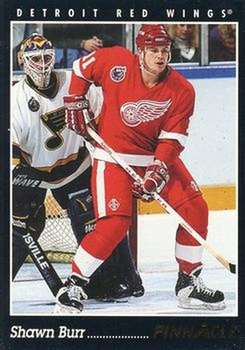 #93 Shawn Burr - Detroit Red Wings - 1993-94 Pinnacle Hockey