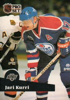 #93 Jari Kurri - 1991-92 Pro Set Hockey
