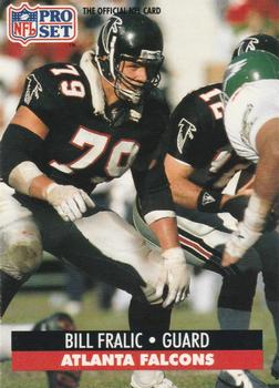 #93 Bill Fralic - Atlanta Falcons - 1991 Pro Set Football
