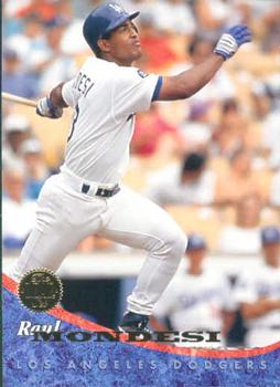 #93 Raul Mondesi - Los Angeles Dodgers - 1994 Leaf Baseball