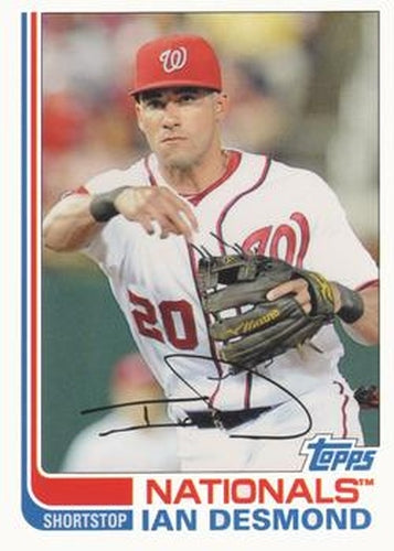#93 Ian Desmond - Washington Nationals - 2013 Topps Archives Baseball