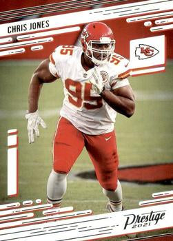#93 Chris Jones - Kansas City Chiefs - 2021 Panini Prestige Football