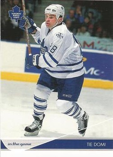#93 Tie Domi - Toronto Maple Leafs - 2003-04 In The Game Toronto Star Hockey