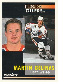 #93 Martin Gelinas - Edmonton Oilers - 1991-92 Pinnacle Hockey