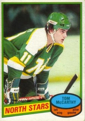 #93 Tom McCarthy - Minnesota North Stars - 1980-81 O-Pee-Chee Hockey