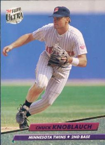 #93 Chuck Knoblauch - Minnesota Twins - 1992 Ultra Baseball