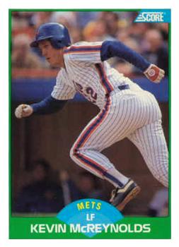 #93 Kevin McReynolds - New York Mets - 1989 Score Baseball
