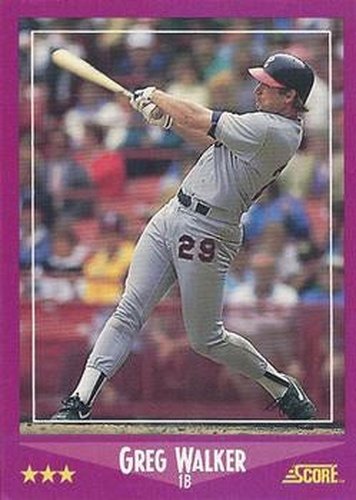 #93 Greg Walker - Chicago White Sox - 1988 Score Baseball