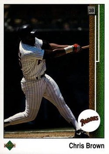 #193 Chris Brown - San Diego Padres - 1989 Upper Deck Baseball