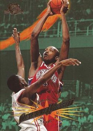 #93 Sharone Wright - Philadelphia 76ers - 1995-96 SkyBox Premium Basketball