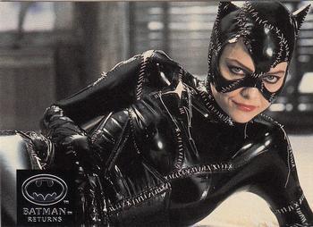 #93 Under Tim Burton's supervision, Catwoman's qu - 1992 Stadium Club Batman Returns