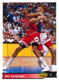#93 Bill Cartwright - Chicago Bulls - 1992-93 Upper Deck Basketball
