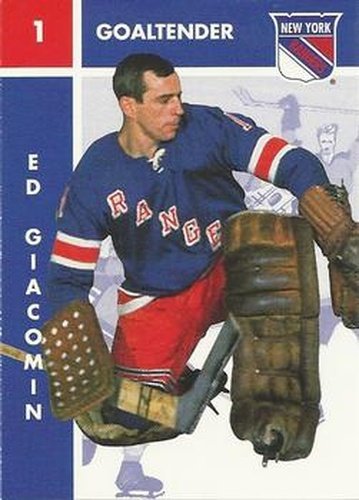 #93 Ed Giacomin - New York Rangers - 1995-96 Parkhurst 1966-67 Hockey
