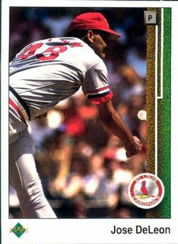 #293 Jose DeLeon - St. Louis Cardinals - 1989 Upper Deck Baseball