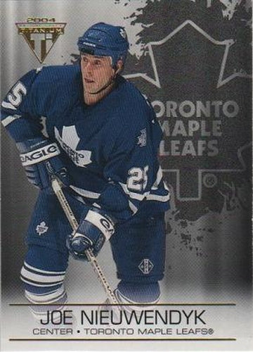 #93 Joe Nieuwendyk - Toronto Maple Leafs - 2003-04 Pacific Private Stock Titanium Hockey