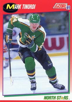 #93 Mark Tinordi - Minnesota North Stars - 1991-92 Score Canadian Hockey