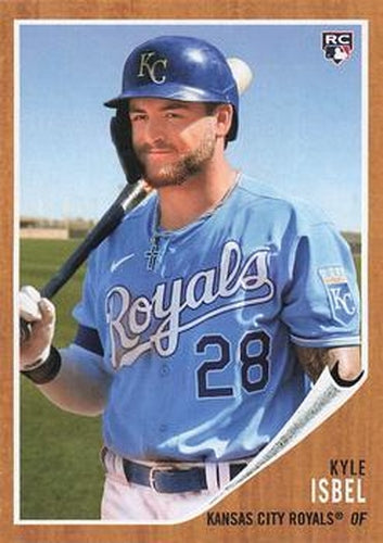 #93 Kyle Isbel - Kansas City Royals - 2021 Topps Archives Baseball