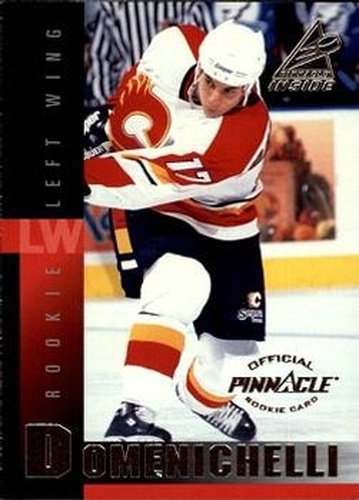 #93 Hnat Domenichelli - Calgary Flames - 1997-98 Pinnacle Inside Hockey