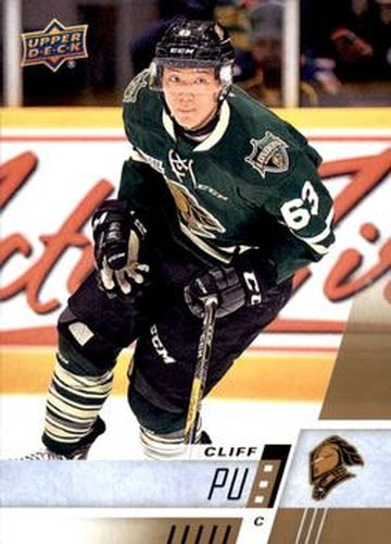 #93 Cliff Pu - London Knights - 2017-18 Upper Deck CHL Hockey