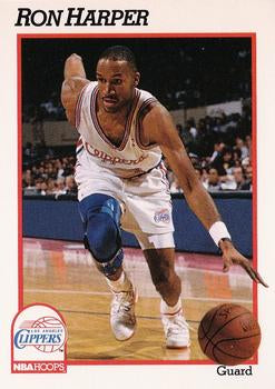 #93 Ron Harper - Los Angeles Clippers - 1991-92 Hoops Basketball