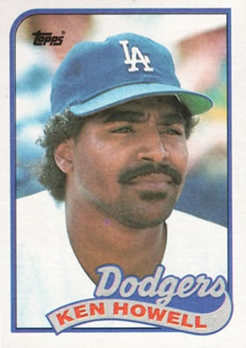 #93 Ken Howell - Los Angeles Dodgers - 1989 Topps Baseball