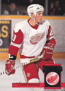 #93 Aaron Ward - Detroit Red Wings - 1993-94 Donruss Hockey