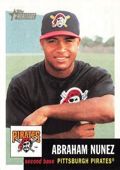 #93 Abraham Nunez - Pittsburgh Pirates - 2002 Topps Heritage Baseball