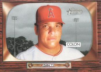 #93 Bartolo Colon - Anaheim Angels - 2004 Bowman Heritage Baseball