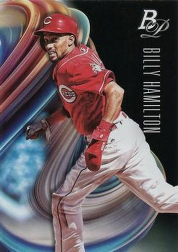 #93 Billy Hamilton - Cincinnati Reds - 2018 Bowman Platinum Baseball