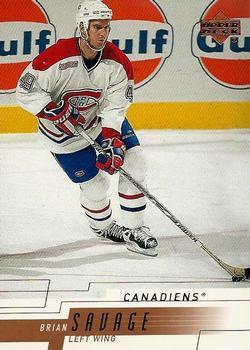 #93 Brian Savage - Montreal Canadiens - 2000-01 Upper Deck Hockey