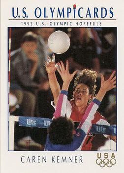 #93 Caren Kemner - USA - 1992 Impel U.S. Olympic Hopefuls