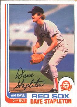 #93 Dave Stapleton - Boston Red Sox - 1982 O-Pee-Chee Baseball