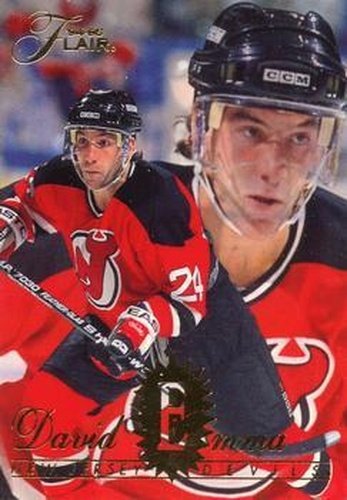 #93 David Emma - New Jersey Devils - 1994-95 Flair Hockey