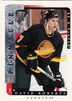 #93 David Roberts - Vancouver Canucks - 1996-97 Pinnacle Be a Player Hockey