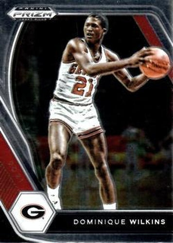 #93 Dominique Wilkins - Georgia Bulldogs - 2021 Panini Prizm Collegiate Draft Picks Basketball