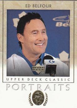 #93 Ed Belfour - Toronto Maple Leafs - 2002-03 Upper Deck Classic Portraits Hockey