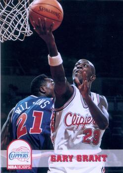 #93 Gary Grant - Los Angeles Clippers - 1993-94 Hoops Basketball
