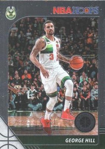 #93 George Hill - Milwaukee Bucks - 2019-20 Hoops Premium Stock Basketball