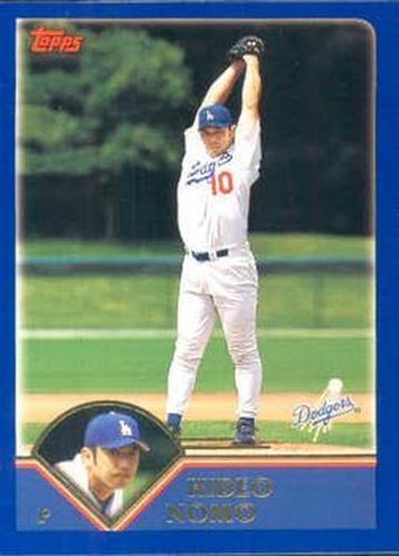 #93 Hideo Nomo - Los Angeles Dodgers - 2003 Topps Baseball