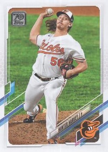 #93 Hunter Harvey - Baltimore Orioles - 2021 Topps Baseball