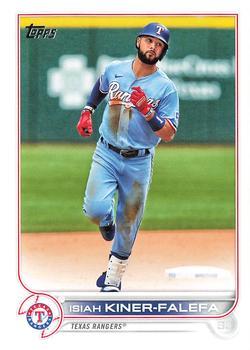 #93 Isiah Kiner-Falefa - Texas Rangers - 2022 Topps Baseball