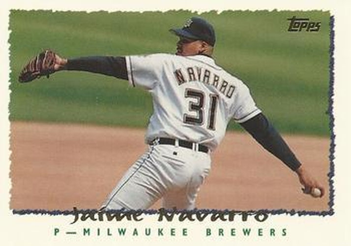 #93 Jaime Navarro - Milwaukee Brewers - 1995 Topps Baseball