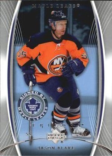 #93 Jason Blake - Toronto Maple Leafs - 2007-08 Upper Deck Trilogy Hockey
