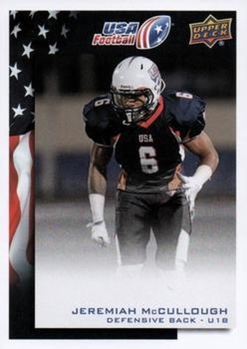 #93 Jeremiah McCullough - USA - 2014 Upper Deck USA Football