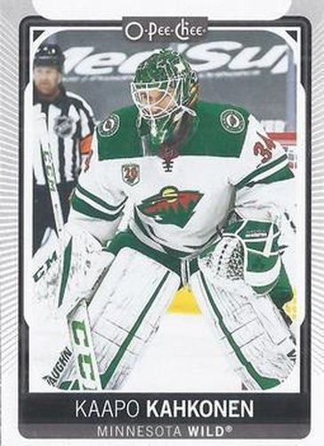 #93 Kaapo Kahkonen - Minnesota Wild - 2021-22 O-Pee-Chee Hockey