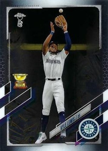 #93 Kyle Lewis - Seattle Mariners - 2021 Topps Chrome Ben Baller Edition Baseball
