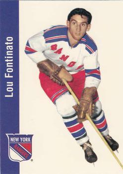 #93 Lou Fontinato - New York Rangers - 1994 Parkhurst Missing Link 1956-57 Hockey