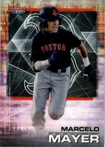 #93 Marcelo Mayer - Boston Red Sox - 2021 Bowman's Best Baseball