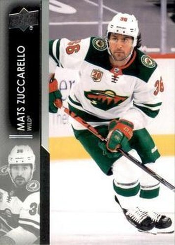 #93 Mats Zuccarello - Minnesota Wild - 2021-22 Upper Deck Hockey